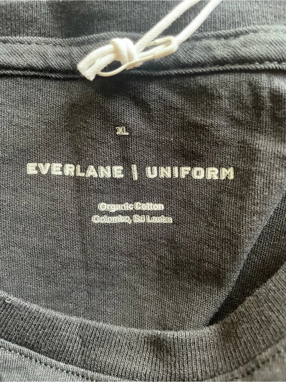 New Everlane Men Short-Sleeve Crew Tee Shirt Black Size XL - Picture 8 of 11